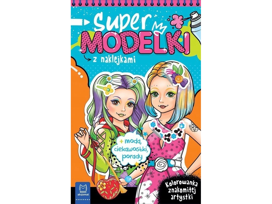 Aksjomat Supermodelki Med Farverige Klistermærker Af Store Kunstnere 37927