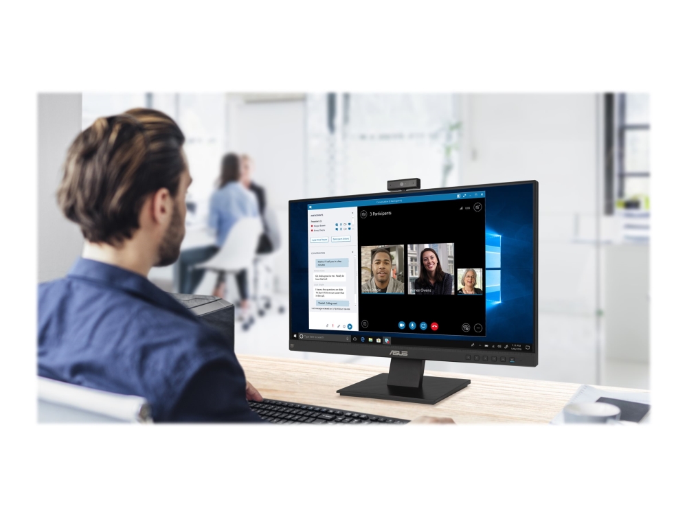 Asus Be24eqk, 60,5 Cm (23.8"), 1920 X 1080 Pixel, Full Hd, Led, 5 Ms, Schwarz