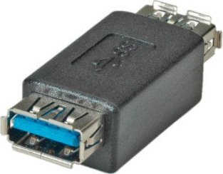 Roline Usb 3.0 Gender Changer, Typ A Bu/Bu, Schwarz