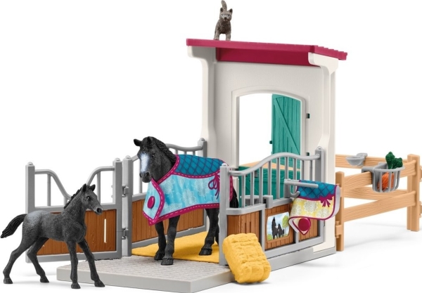 Schleich Horse Club 42611 Hesteboks Med Hoppe Og Føl