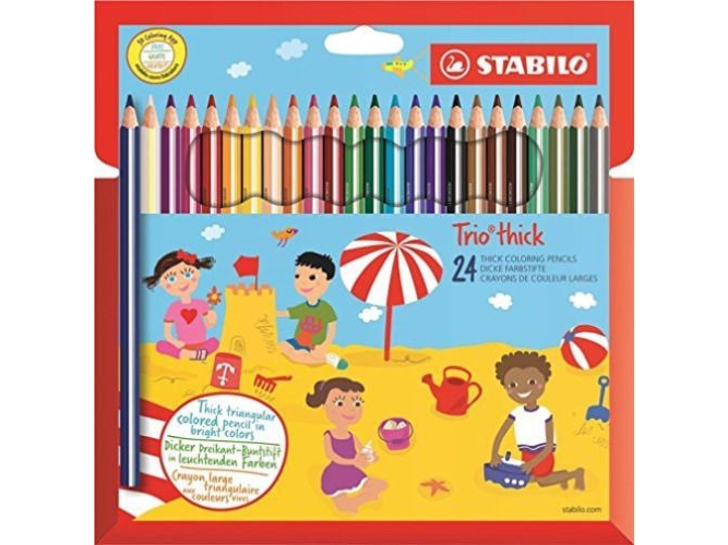 Stabilo Trio Thick, Multi, 24 Stück(E)