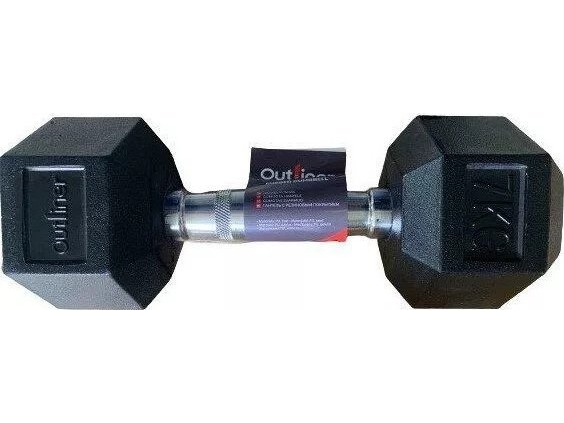 Outliner Kurzhantel Yldb35 Gummiert 1 X 7 Kg