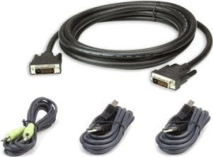Aten 2L-7D03udx4 Usb Dvi-D Dual Link Secure Kvm-Kabelsæt