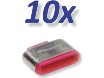 Roline 11.02.8334, Nøgle Til Portblokering, Usb Type-C, Grå, 10 Stk