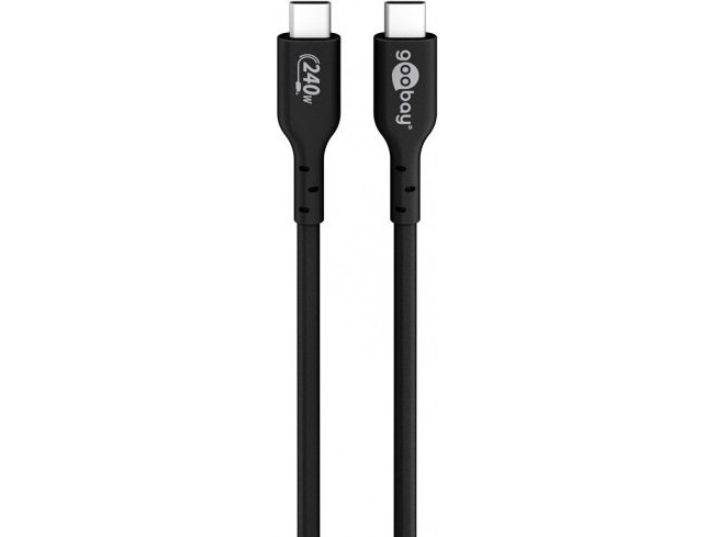 Goobay Usb-C - Usb-C 1M Usb-Kabel Schwarz