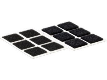 Velcro Vel-Ec60236, Schwarz, 25 Mm, 25 Mm, 24 Stück(E)
