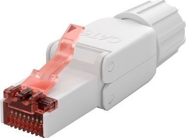 Cat 6 Uafskærmet Rj45-Stik Utp, Til Værktøjsløs Samling