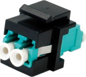 Roline Keystone Lc/Lc Duplex Adapter, Multimode, Om3