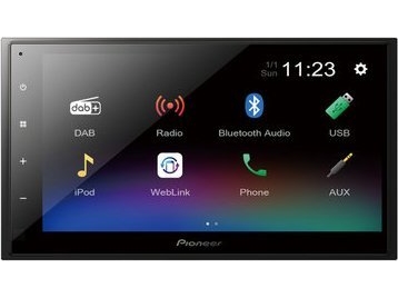 Pioneer Dmh-A340dab, Schwarz, 2 Din, 200 W, 4.0 Kanäle, 50 W, Android, Ios