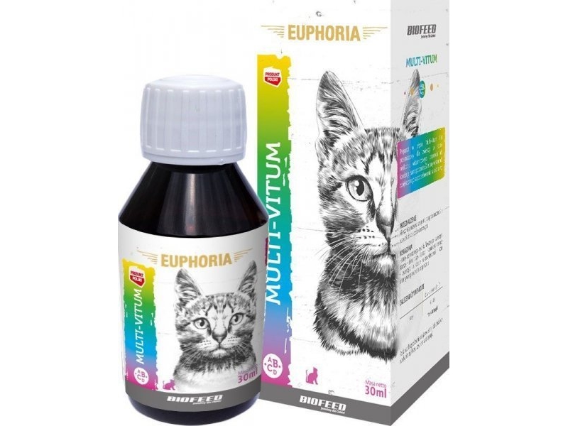 Biofeed Euphoria Multi-Vitum Cat - Vitamine Für Katzen - 30 Ml