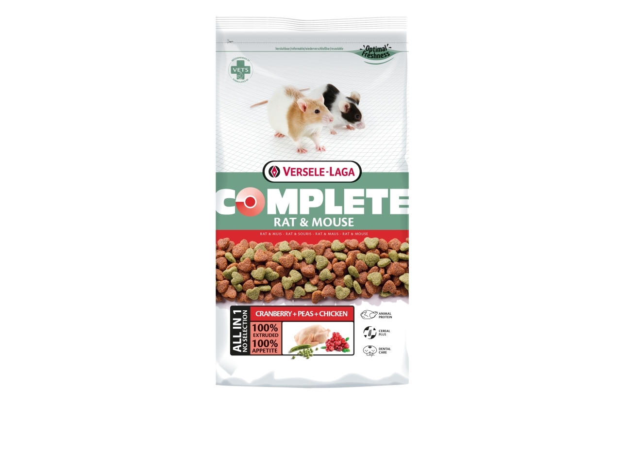 Versele Laga Rat & Mouse Granulat Mus Rotte Vitamin Vitamin Vitamin Vitamin Kobber Jod Jern Mangan Selenium Zink