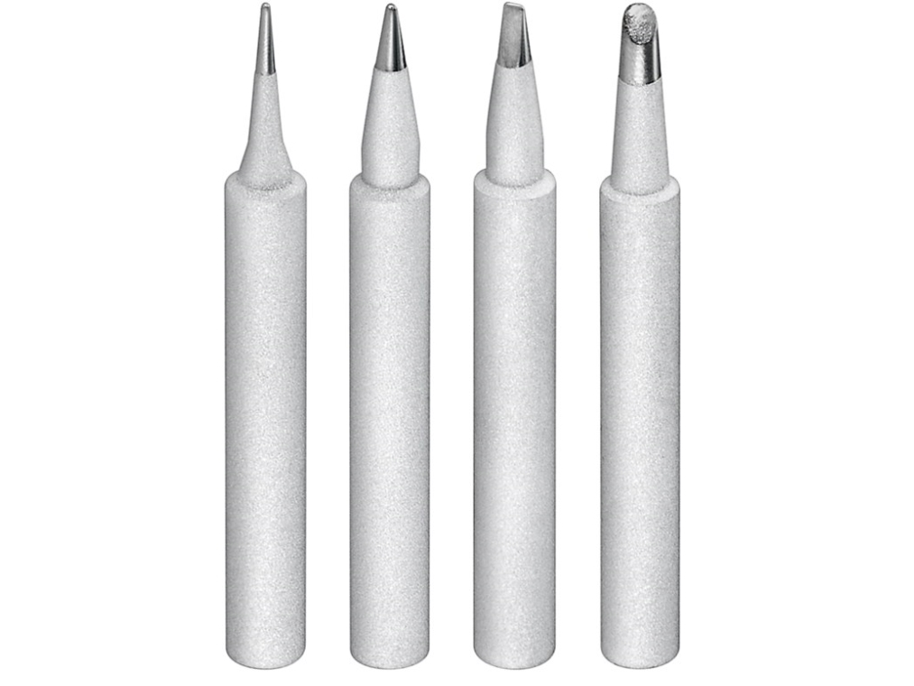 Fixpoint 51073, Spetssats till lödpenna, Soldering station EP 5, Grå, 4 styck | Elverktyg - DIY - Elverktyg 230V - Multiverktyg | GameStuff