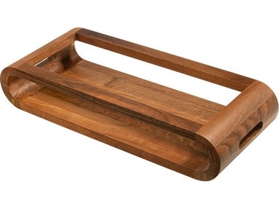 Artelegno VASD bricka i valnöt - 37 cm | Bordssättning - Par - Plattor | GameStuff