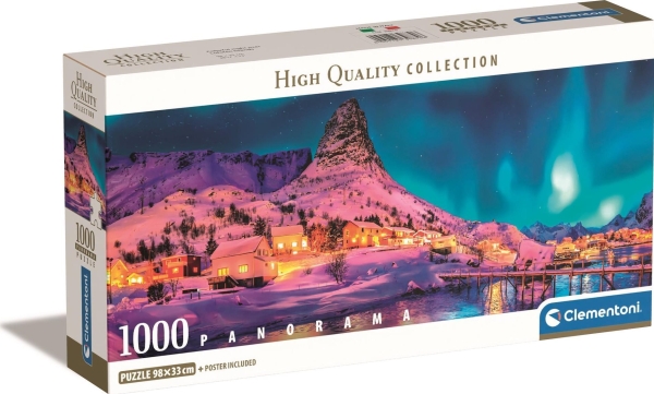 Clementoni Cle Puzzle 1000 Panorama Compact Colornight 39870