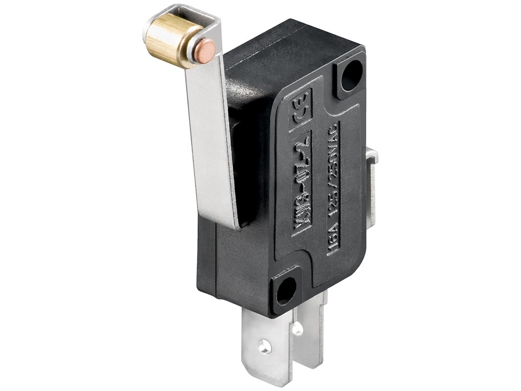 Goobay 10184, Vippekontakt, 1P, Ledningsført, Sort, 250 V, 125 V