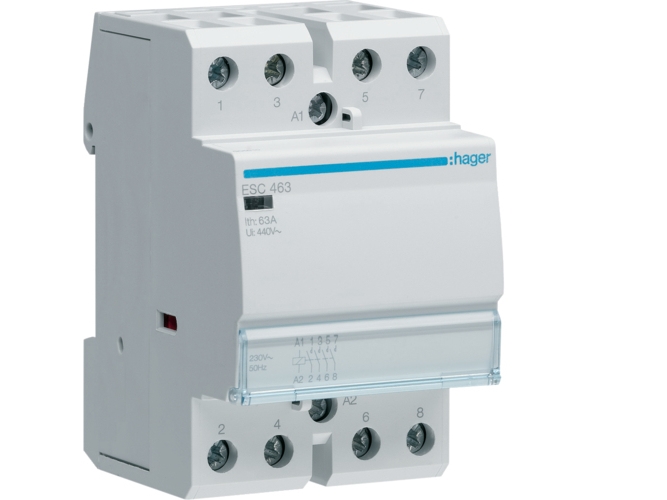 Kontaktor 63A 4 Slutte 230V 3M 3M