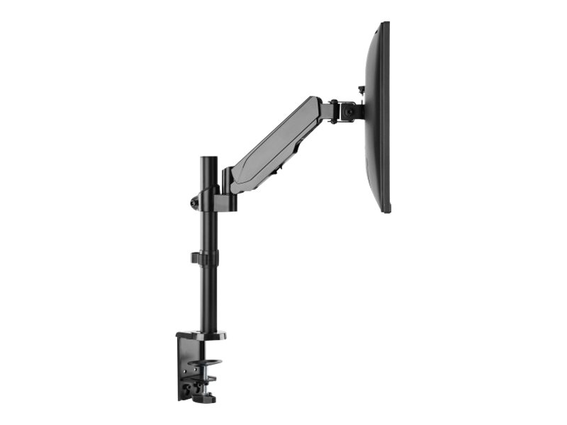 Techly - Monteringssæt - Justerbar Arm - For Lcd Display - Aluminium, Stål - Sort - Skærmstørrelse: 17"-32" - Klemmemonterbar, Skrivebordsmonterbar