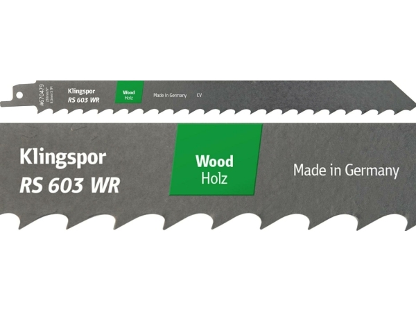 Klingspor Sägeblatt Für Säbelsäge 150X19x1,2 Mm Rs 603 Wr (/5 Stk.)