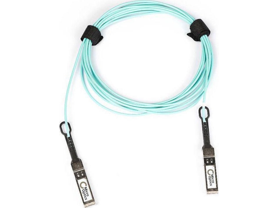 Lanview - 10GBase-AOC direct attach cable - SFP+ (han) til SFP+ (han) - 10 m. - fiberoptik - Active Optical Cable (AOC)