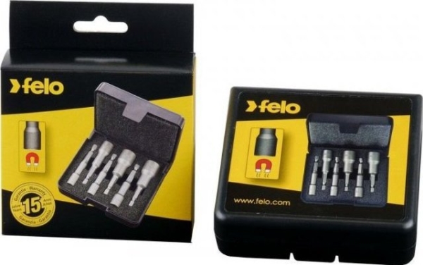 Felo Steckschlüssel/Bit-Satz 039 6-13Mm - 6 Stück