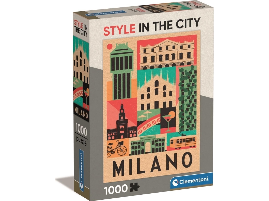 Clementoni Puzzle 1000 Teile Kompakt Milano
