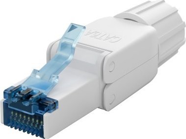 Goobay Cat 6A Feldkonfektionierbarer Rj45-Stecker Utp Ungeschirmt - Für 5.0-8.5 Mm (65941)