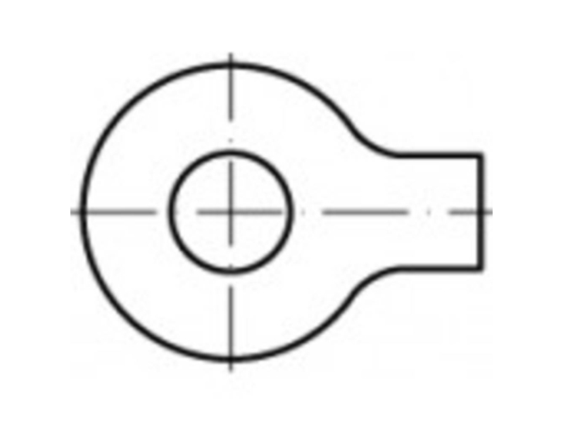 Underlægsskiver med kammer 31 mm 63 mm Rustfrit stål A2 10 stk TOOLCRAFT TO-9988656