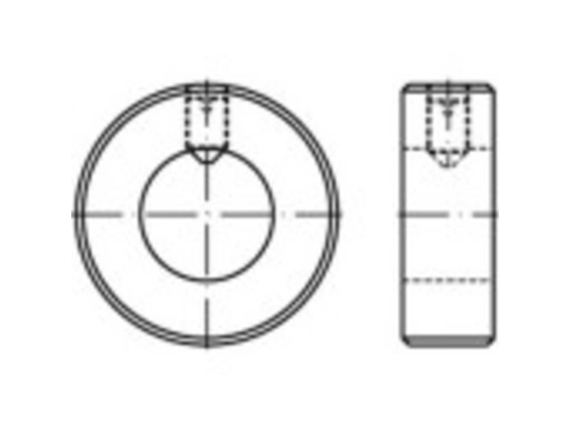 TOOLCRAFT TO-9988833 axelspärrring utvändig Ø 40 mm M8 DIN 705 rostfritt stål 10 st | Verktyg & Verkstad - Brickor & Ringar - Säkringsringar | GameStuff