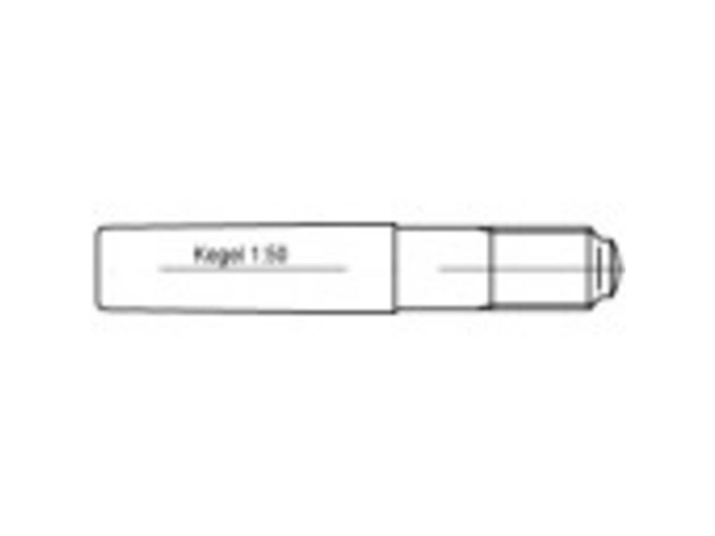 Toolcraft To-9978150 Keglesøm (Ø X L) 16 Mm X 120 Mm Stål 10 Stk