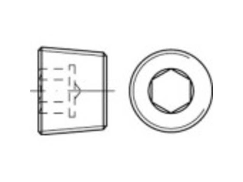 TOOLCRAFT TO-9978444 Låseskruer 2 Zoll Indvendig sekskant DIN 906 Stål 5 stk | Verktyg & Verkstad - Skruvar & Muttrar - Tommskruv | GameStuff