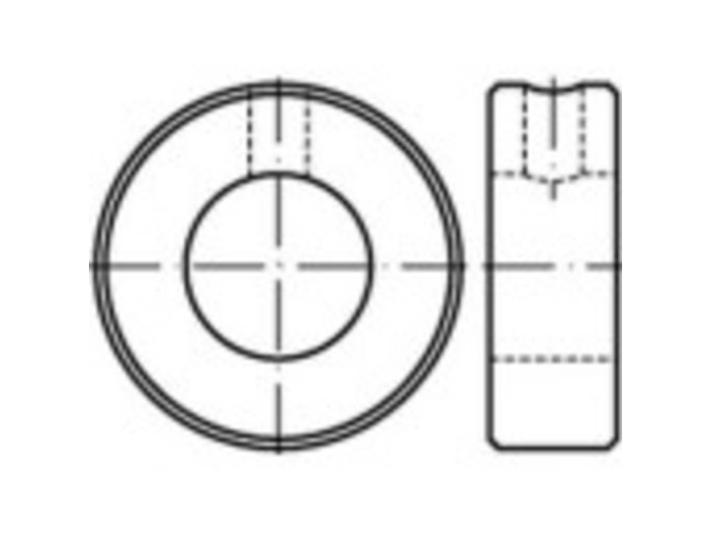 TOOLCRAFT TO-9978408 axelförlängningsring utvändig diameter 100 mm M10 DIN 705 stål (5 st) | Verktyg & Verkstad - Brickor & Ringar - Säkringsringar | GameStuff