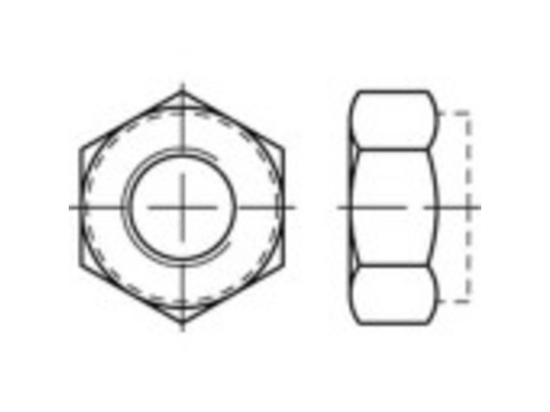 TOOLCRAFT TO-9978816 Låsemøtrikker M45 DIN 985 Stål Galvaniseret 5 stk | Verktyg & Verkstad - Skruvar & Muttrar - Mutter | GameStuff
