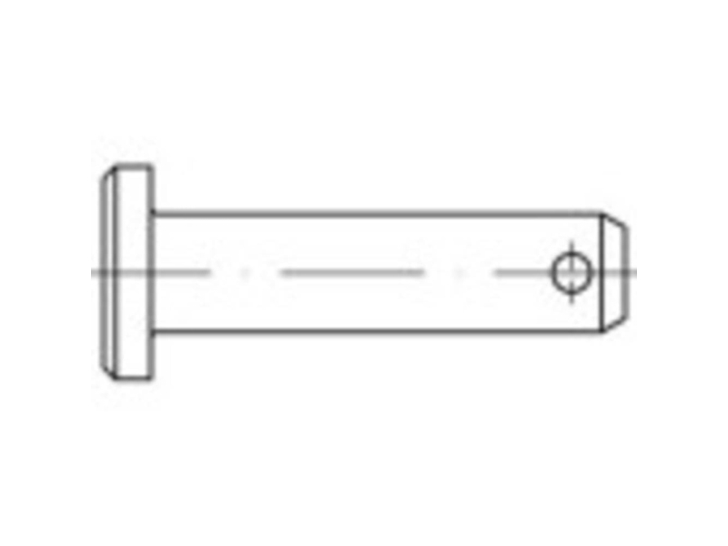 TOOLCRAFT TO-9978915 Bolte (Ø x L) 20 mm x 60 mm Stål Galvaniseret 10 stk
