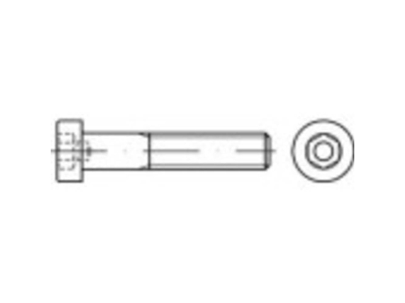 Toolcraft To 9977790 Cylinderskruer M12 160 Mm Indvendig Sekskant Din 6912 Stål 10 Stk