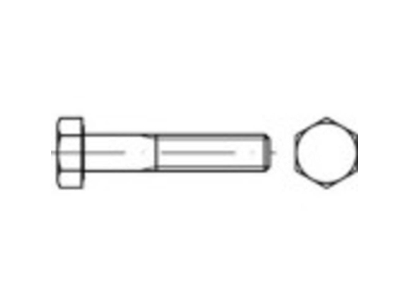 Toolcraft To 9976482 Sekskantsskrue M27 270 Mm Udvendig Sekskant Din 931 Stål 5 Stk