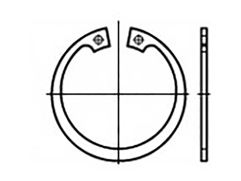 TOOLCRAFT TO-9985254 Sulkusangat DIN 472 Jousiteräs 25 kpl
