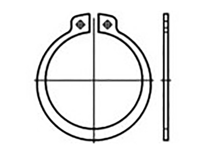 TOOLCRAFT TO-9985233 säkerhets-/cirkelsprintar DIN 471 fjäderstål 25 st | Verktyg & Verkstad - Brickor & Ringar - Säkringsringar | GameStuff