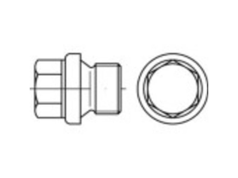 Toolcraft To-9985959 Låse-Schrauben M18 Din 910 Edelstahl A4 10 Stk