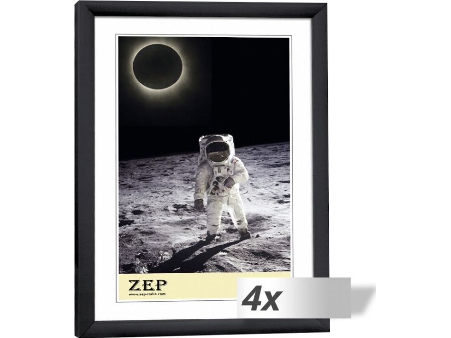 4x1 ZEP New Easy black 21x29,7 DIN A4 Resin Frame KB11 | Foto och video - Digitala fotoramar | GameStuff