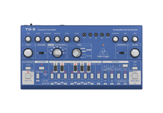 Behringer TD-3-SB, Analog synthesizer, Blå, ?DC, 9 V, 305 mm, 165 mm | Hobby - Musikinstrument - Kontroller | GameStuff