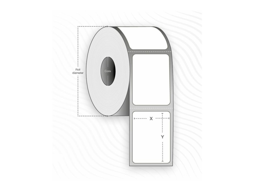 Capture - Permanent Klæbemiddel - Belagt - Perforeret - Hvid - 31 X 22 Mm 33360 Etikette (12 Rulle X 2780) Etiketter (Alternativ Til: Zebra 300