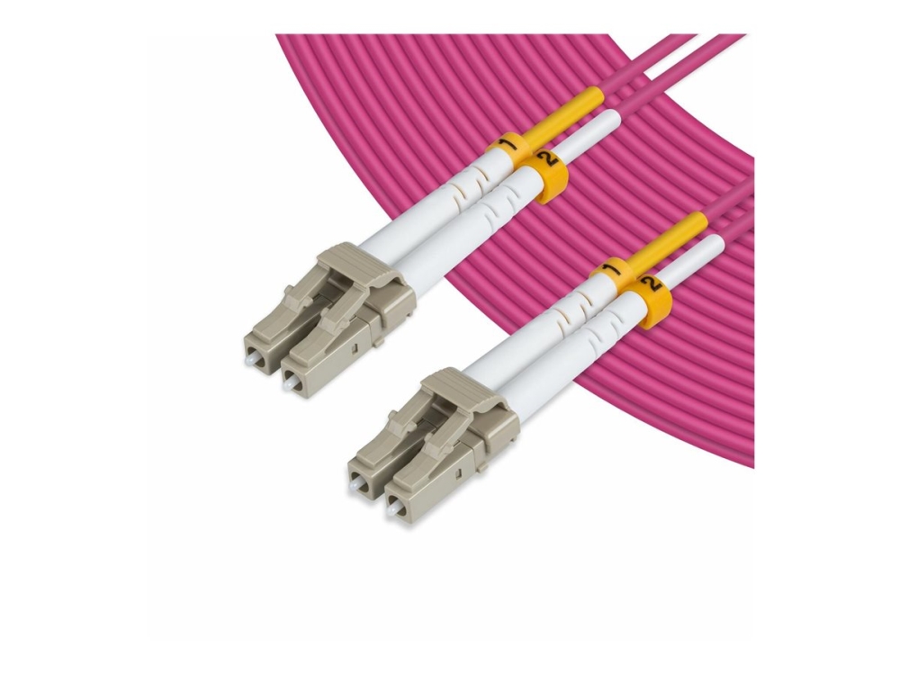 Microconnect - Netværkskabel - Lc/Pc Multimodus (Han) Til Lc/Pc Multimodus (Han) - 15 M - 15 M. - Fiberoptik - 50 / 125 My - Om4 - Halogenfri - Lilla