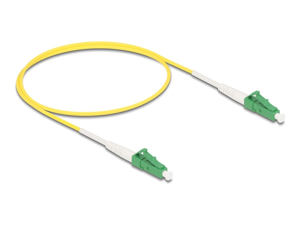 Delock-Kabel Fiberoptisk Lc-Apc Til Lc-Apc Simplex Singlemode Os2 0,5 M