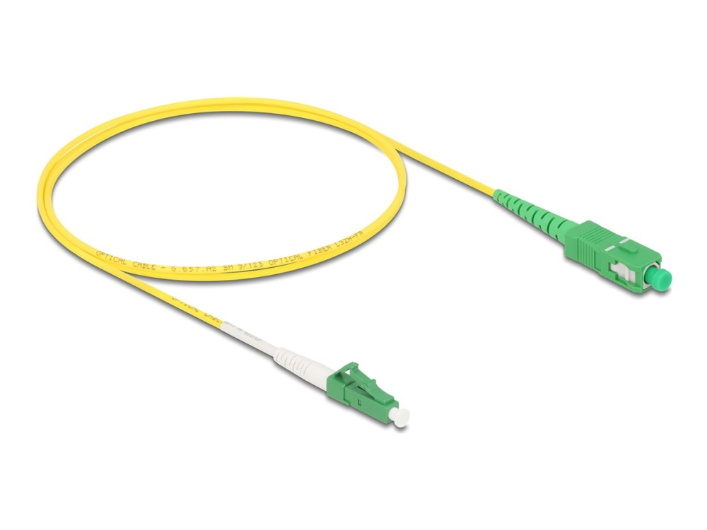 Delock-Kabel Fiberoptisk Lc-Apc Til Sc-Apc Simplex Singlemode Os2 1 M