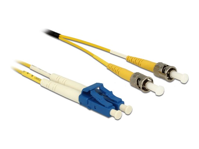 Delock-Kabel Fiberoptisk Lc Duplex Til St Duplex Singlemode Os2 3 M
