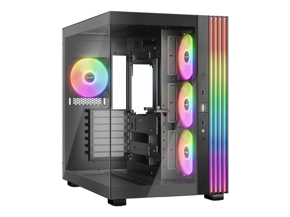 Be Quiet! Light Base 600 Lx - Midi-Tower - Atx - Seitenteil Mit Fenster (Glas) - Ohne Netzteil (Atx / Ps/2) - Schwarz - Usb/Audio