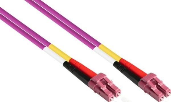 Alcasa Kabelmeister Ldm4-Lc-050 Infiniband / Fiberoptisk Kabel 5 M Lc/Upc Lilla