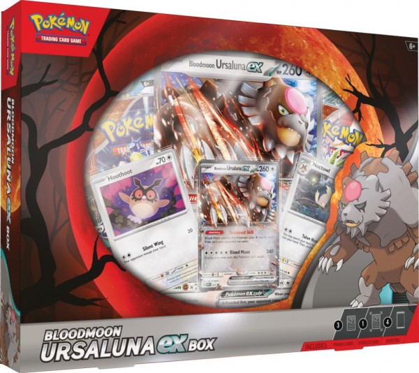 Pokemon Tcg: Bloodmoon Ursaluna Box Trading Card Set