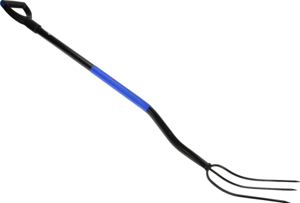 Geko 3-tandet husholdningsgaffel med metalskaft (G66515)