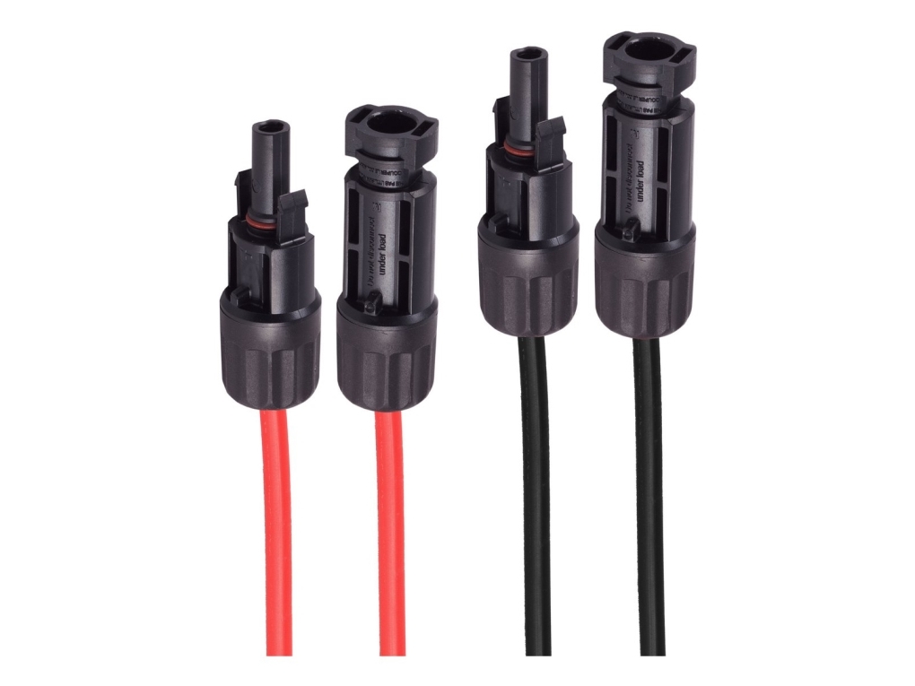 shiverpeaks ®-PV4 förlängning, 6mm², set om 2 röd/svart, 7,5m (BS02-330616) | N - A | GameStuff